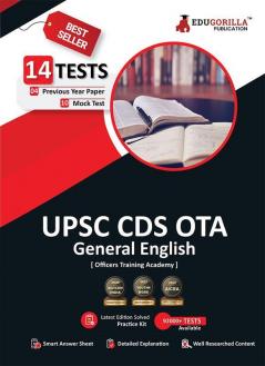 UPSC CDS OTA General English Book 2023 (English Edition) - 10 Mock Tests and 4 Previous Year Papers (1600 Solved Questions) with Free Access to Online Tests
