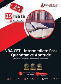 NRA CET 12th Pass Quantitative Aptitude Book 2023 (English Edition) - 19 Topic-wise Solved Tests (Common Eligibility Test) with Free Access to Online Tests