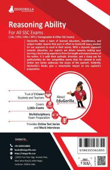 Reasoning Ability/Aptitude For SSC Book 2024 (English Edition) - 34 Solved Topic-wise Tests For SSC CGL CPO CHSL MTS Stenographer and Other SSC Exams with Free Access to Online Tests
