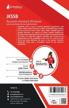 JKSSB Accounts Assistant (Finance) Recruitment Exam 2023 - 10 Full Length Mock Tests (1200 Solved Objective Questions) with Free Access To Online Tests