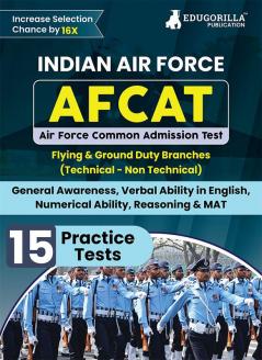 AFCAT Book 2023 Air Force Common Admission Test (English Edition) - 10 Full Length Mock Tests (1000 Solved Questions) with Free Access to Online Tests