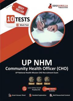 EduGorilla UP NHM CHO : Community Health Officer Book 2023 (English Edition) - 10 Full Length Mock Tests (1000 Solved Questions) with Free Access to Online Tests
