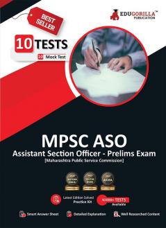 EduGorilla MPSC Assistant Section Officer (ASO) Prelims Book 2023 (English Edition) - 10 Full Length Mock Tests (1000 Solved Questions) with Free Access to Online Tests