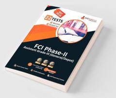 FCI Phase-II (Paper-1) Book 2023 (English Edition) : Assistant Grade-III (General/Depot) - 10 Mock Tests and 12 Sectional Tests (1300 Solved MCQ) with Free Access to Online Tests