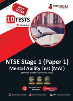 NTSE Stage 1 Paper 1 MAT (Mental Ability Test) Book 2023 (English Edition) - 10 Full Length Mock Tests (1000 Solved Questions) with Free Access to Online Tests