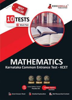 KCET Mathematics Book 2023 (Karnataka Common Entrance Test) - 10 Mock Tests (Solved Objective Questions with detail solution) with Free Access To Online Tests