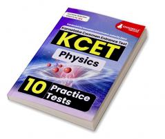 KCET Physics Book 2023 (Karnataka Common Entrance Test) - 10 Mock Tests (Solved Objective Questions with detail solutions) with Free Access To Online Tests