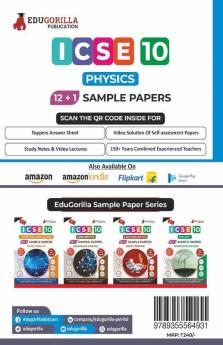 ICSE Class X -Physics Application Sample Paper Book | 12 +1 Sample Paper | According to the latest syllabus prescribed by CISCE