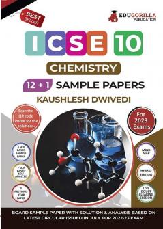 ICSE Class X - Chemistry Sample Paper Book | 12 +1 Sample Paper | According to the latest syllabus prescribed by CISCE