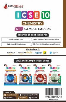 ICSE Class X - Chemistry Sample Paper Book | 12 +1 Sample Paper | According to the latest syllabus prescribed by CISCE