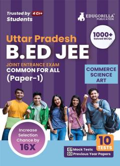 UP B.Ed Joint Entrance Exam (Paper 1) 2023 (English Edition) - 7 Mock Tests and 3 Previous Year Papers (1500 Solved Questions) with Free Access to Online Tests