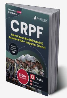 CRPF Head Constable (Ministerial) & ASI (Steno) Exam 2023 (English Edition) - 7 Full Length Mock Tests and 5 Previous Year Papers with Free Access to Online Tests