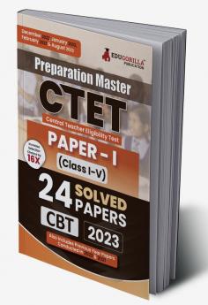 Preparation Master CTET Paper 1 Book 2023 Primary Teachers Class 1-5 (English Edition) - 24 Solved Papers (Previous Year Papers) with Free Access to Online Tests