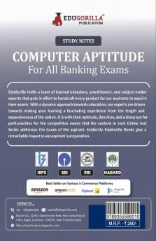 Computer Aptitude Topicwise Notes for All Banking Related Exams | A Complete Preparation Book for All Your Banking Exams with Solved MCQs | IBPS Clerk IBPS PO SBI PO SBI Clerk RBI and Other Banking Exams