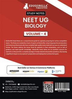 NEET UG Biology Class XI & XII (Vol 4) Topic-wise Notes | A Complete Preparation Study Notes with Solved MCQs