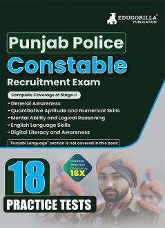 Punjab Police Constable Exam 2023 (Male & Female) - 10 Full Length Practice Mock Tests with Free Access to Online Tests