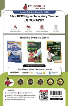 Bihar Higher Secondary School Teacher Geography Book 2023 (Part I) Conducted by BPSC - 10 Practice Mock Tests (1200+ Solved Questions) with Free Access to Online Tests