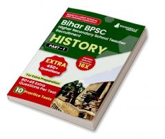 Bihar Higher Secondary School Teacher History Book 2023 (Part I) Conducted by BPSC - 10 Practice Mock Tests (1200+ Solved Questions) with Free Access to Online Tests