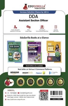 DDA (Delhi Development Authority) Assistant Section Officer Stage I (English Edition) Book 2023 - 10 Full Length Mock Tests (Paper I and Paper III) with Free Access to Online Tests