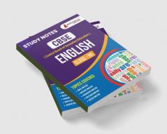 CBSE (Central Board of Secondary Education) Class XII Science - English Topic-wise Notes | A Complete Preparation Study Notes with Solved MCQs