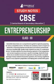 CBSE (Central Board of Secondary Education) Class XII Commerce - Entrepreneurship Topic-wise Notes | A Complete Preparation Study Notes with Solved MCQs