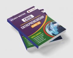 CBSE (Central Board of Secondary Education) Class XII Commerce - Entrepreneurship Topic-wise Notes | A Complete Preparation Study Notes with Solved MCQs