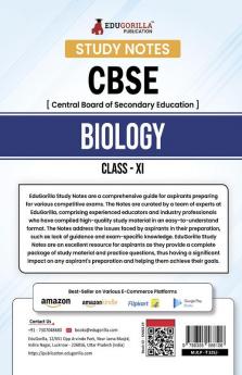 CBSE (Central Board of Secondary Education) Class XI Science - Biology Topic-wise Notes | A Complete Preparation Study Notes with Solved MCQs