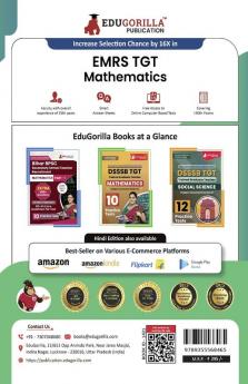 EMRS TGT Mathematics Exam Book 2023 - Eklavya Model Residential School Trained Graduate Teacher - 10 Practice Tests (1500 Solved Questions) with Free Access To Online Tests