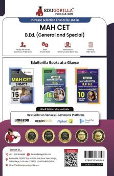 MAH-B.Ed. (General & Special) CET Exam Prep Book 2023 | Maharashtra - Common Entrance Test | 15 Full Practice Tests (1500 Solved Questions) with Free Access To Online Tests