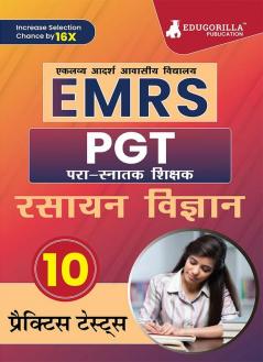 EMRS PGT Chemistry Exam Book 2023 (Hindi Edition) - Eklavya Model Residential School Post Graduate Teacher - 10 Practice Tests (1500 Solved Questions) with Free Access To Online Tests