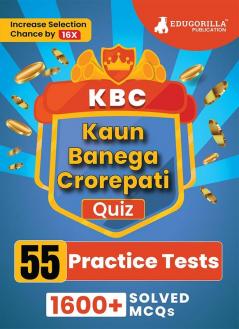 KBC Quiz Book 2023 (English Edition) - Kaun Banega Crorepati - 55 Practice Tests (1600+ Solved MCQs)