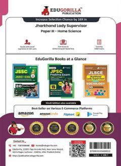 JSSC Jharkhand Lady Supervisor Paper III : Home Science Exam Book 2023 (English Edition) | Jharkhand Staff Selection Commission | 8 Practice Tests (1200 Solved MCQs) with Free Access To Online Tests