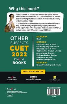 Educart NTA CUET English Section 1A Practice Papers Book for July 2022 Exam (Strictly based on the Official CUET-UG Language Mock Test 2022)