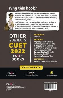 Educart NTA CUET Hindi Section IA Practice Papers Book for July 2022 Exam (Strictly based on the Latest Official CUET-UG Mock Test 2022)