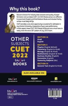 Educart NTA CUET Accountancy Section II Practice Papers Book for July 2022 Exam (Strictly based on the Latest Official CUET-UG Mock Test 2022)