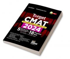 Target CMAT (Common Management Admission Test) 2024 - 5 Previous Year (2023 - 2019) Solved Papers & 18 Practice Sets (15 in Book & 3 Online Tests) 3rd Edition