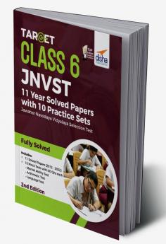 Target Class 6 JNVST - 11 Year Solved Papers with 10 Practice Sets - Jawahar Navodaya Vidyalaya Selection Test - 2nd Edition