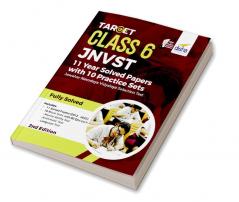 Target Class 6 JNVST - 11 Year Solved Papers with 10 Practice Sets - Jawahar Navodaya Vidyalaya Selection Test - 2nd Edition