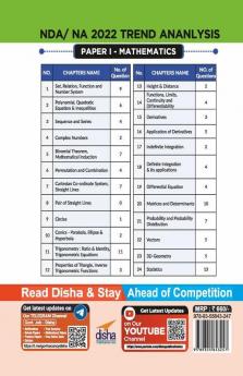 NDA/ NA 17 years Mathematics Topic-wise Solved Papers (2006 - 2022) 3rd Edition