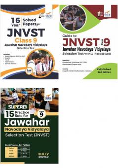 Study Package for Class 9 Jawahar Navodaya Vidyalaya Selection Test (JNVST) - Guide + Solved Papers + Practice Sets - 2nd Edition