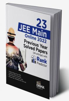 23 JEE Main Online 2022 Previous Year Solved Papers (All sittings) with Rank Predictor