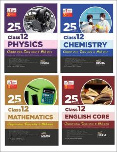 Combo 25 CBSE Class 12 Physics Chemistry Mathematics & English Chapter-wise Topic-wise & Skill-wise Previous Year Solved Papers (2013 - 2023) powered with Concept Notes