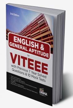 English & General Aptitude for VITEEE with Previous 7 Year Solved Questions & 10 Mock Tests 2nd Edition