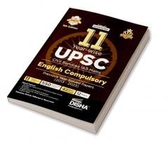 11 Year-wise UPSC Civil Services IAS Mains English (Compulsory) Previous Year Solved Papers (2013 - 2023) 5th Edition | PYQs Question Bank | Precis Comprehension Essay Writing Grammar |