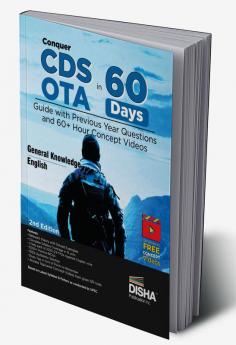 Conquer CDS OTA in 60 Days - Guide with Previous Year Questions and 100+ Hour Concept Videos 2nd Edition | General Knowledge & English