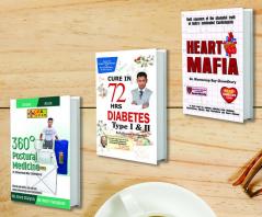 360 Degree Postural Medicine + Heart Mafia + Diabetes Type 1 & 2 (Set of 3 Books)