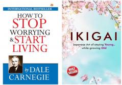 Best Motivational Books In English - Ikigai + How to Stop Worrying & Start Living