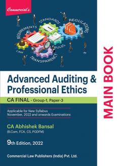 (Main Book) Advanced Auditing and Professional Ethics