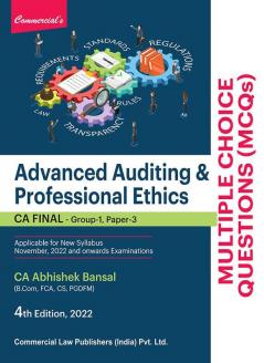 (MCQs) Advanced Auditing and Professional Ethics
