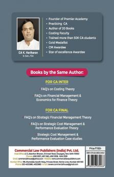 FAQ's on Strategic Financial Management Theory for CA Final (New Syllabus)